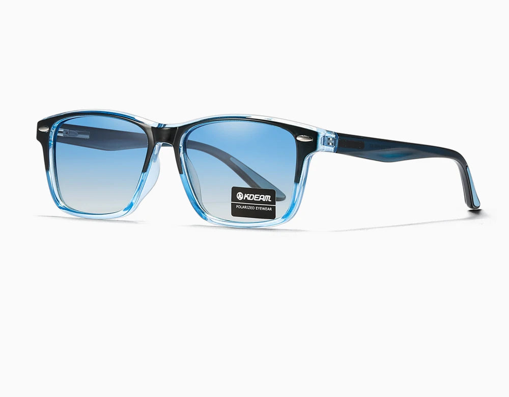 Sonnenbrille quadratisch polarisiert TR90 Federgelenk Unisex