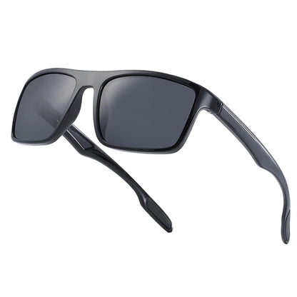 Sonnenbrille TR90 Vintage quadratisch polarisiert UV400 Herren Damen
