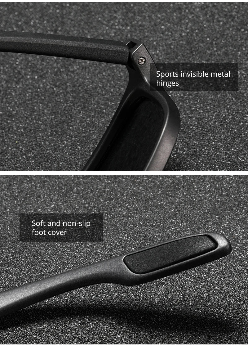 Sonnenbrille rechteckig TR90 ultraleicht polarisiert 1,1mm Fahren Cat.3 Unisex