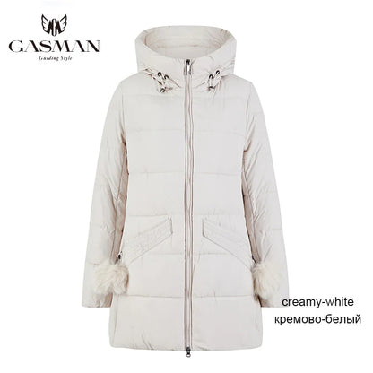 Damen-Winterparka mit Kapuze – Warme, dicke Jacke für kalte Tage