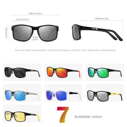 Sonnenbrille Sport TR90 polarisiert rechteckig XL Fahren Damen Herren