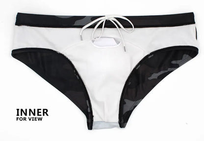 Herren-Polyester-Shorts mit Mesh-Innenslip und Seitentaschen – schnelltrocknend und vielseitig für Sport und Strand