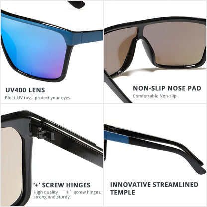 Sonnenbrille Outdoor antireflektierend polarisiert Erdnuss-Box Herren Damen