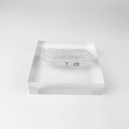 Damen-Halskette Kugelkette Charm-Träger Europa aus Sterlingsilber