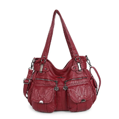 Damen-Handtasche Multifunktionale PU-Tasche Großes Fassungsvermögen Alltagsbegleiter
