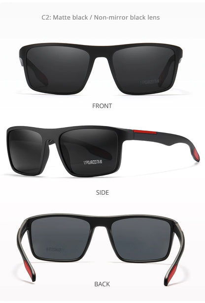 Sonnenbrille übergroß rechteckig polarisiert photochrom 154mm Sport