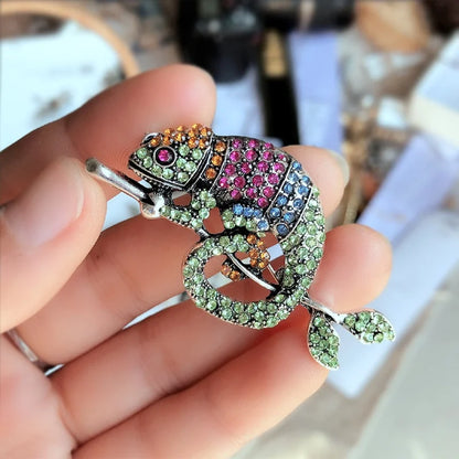 Brosche Tier Strass Vogel Insekt Metall vielseitig Party Damen