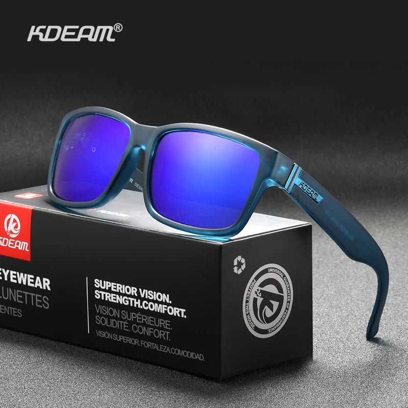 Sonnenbrille Sport polarisiert Surfen Wandern transparent UV400 Unisex