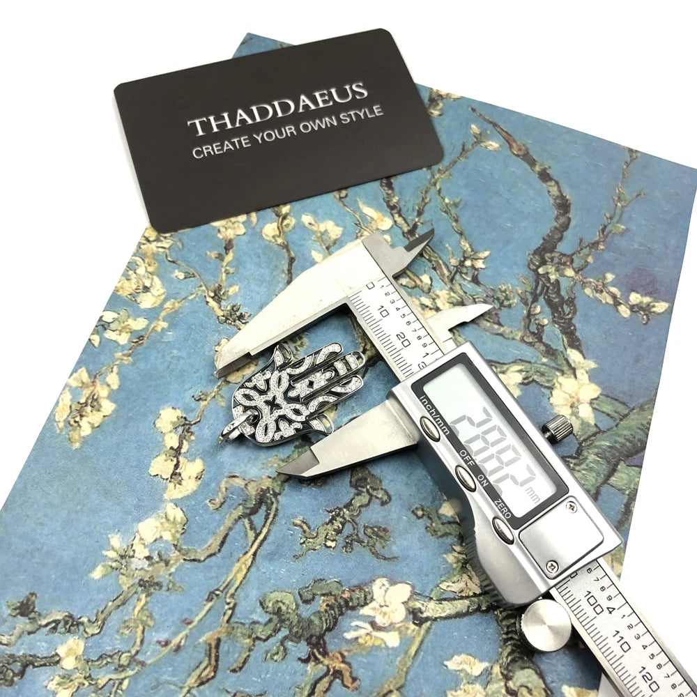 Damen-Charm-Anhänger Hand der Fatima Schutz IV aus Sterlingsilber