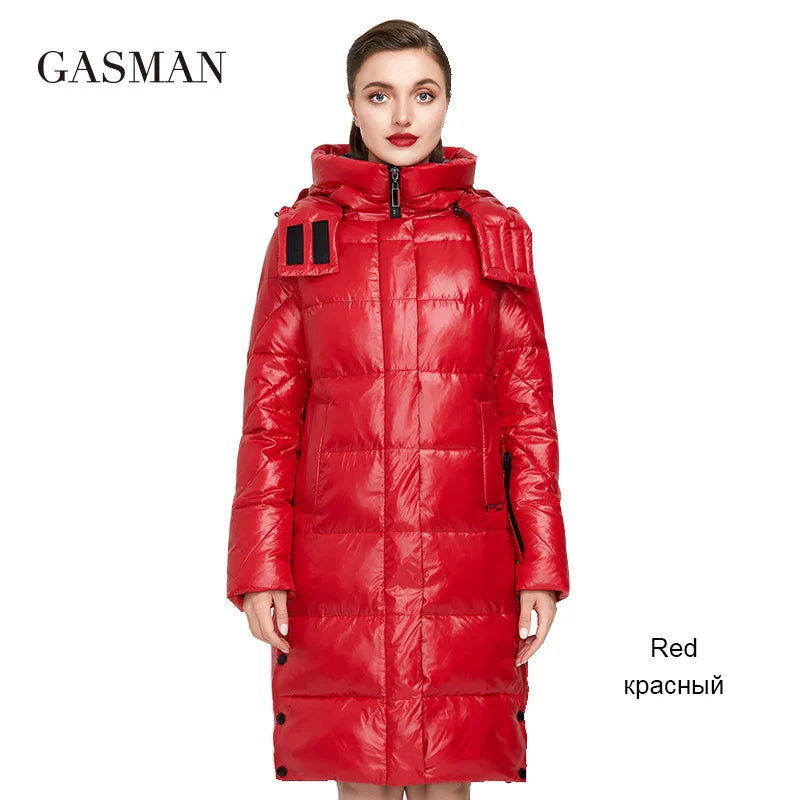 Kurzer Damen-Parka aus Baumwolle mit Stehkragen und Kapuze – modische Übergangsjacke für den Frühling und Herbst