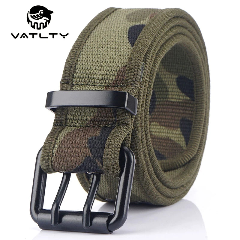 Herren-Gürtel aus Canvas mit 3,8 cm Breite - Geeignet für Wanderungen im Freien, Langlebig