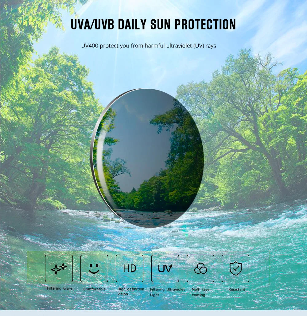 Sonnenbrille quadratisch polarisiert TR90 Federgelenk Unisex