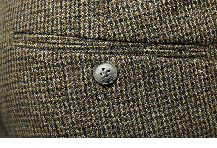 Doppelreihiger Herrenanzug aus 30% Wolle in Tiefblau, Schwarz oder Grau – Slim Fit für Hochzeit oder Business