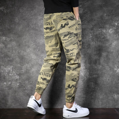 Herren Jogger Hose im taktischen Design mit Taschen und in Tarnung