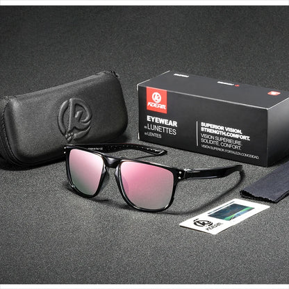 Sonnenbrille Kristallrahmen HD polarisiert Spiegel glasklar Unisex