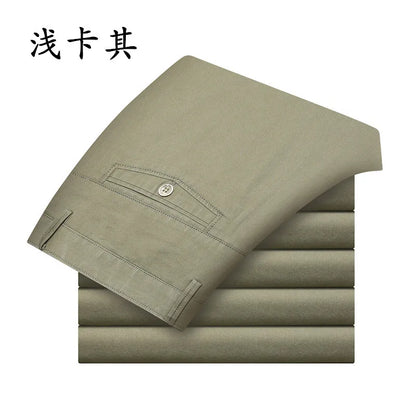 Herren Smart Casual Hose aus leichtem Twill mit geradem Schnitt