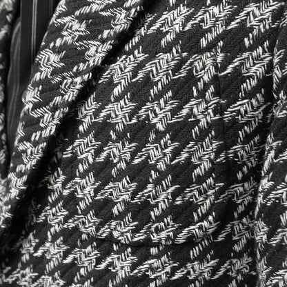 Leichter Herren-Anzug aus Baumwolle und Leinen mit Blazer und Hose – ideal für Sommerhochzeiten und Businessanlässe in Beige, Größe 3XL