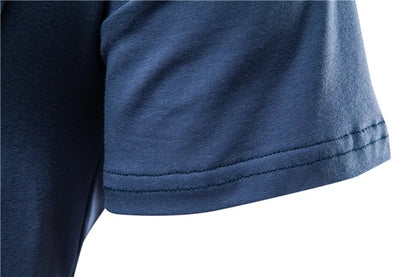 Herren T-Shirt aus hochwertiger Baumwolle mit klassischem V-Ausschnitt