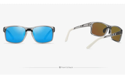 Sonnenbrille Sport TR90 polarisiert rechteckig XL Fahren Damen Herren