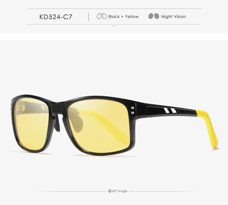 Sonnenbrille Sport TR90 polarisiert rechteckig XL Fahren Damen Herren