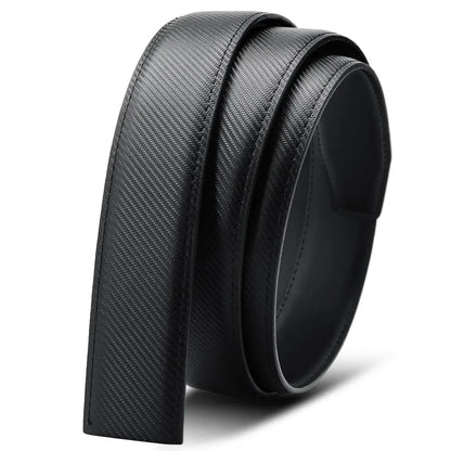 Herren Echtleder-Gürtel 3,4 cm Automatik-Schnalle Business Leisure Rindsleder