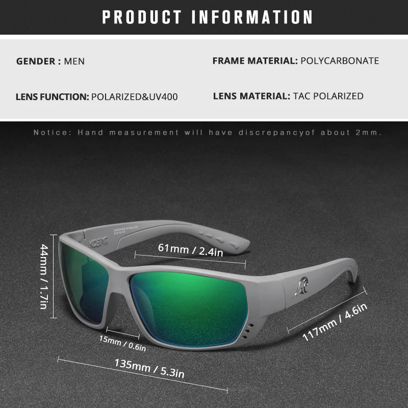 Sonnenbrille Sport TR90 polarisiert UV400 Angeln Outdoor Herren Top-Design