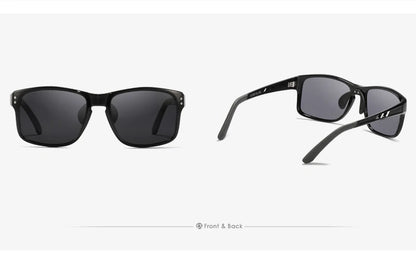 Sonnenbrille Sport TR90 polarisiert rechteckig XL Fahren Damen Herren