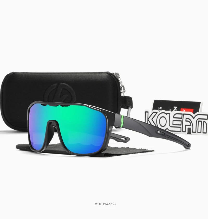 Sonnenbrille Einteiler polarisiert Spiegel winddicht Cat.3 Sport Herren
