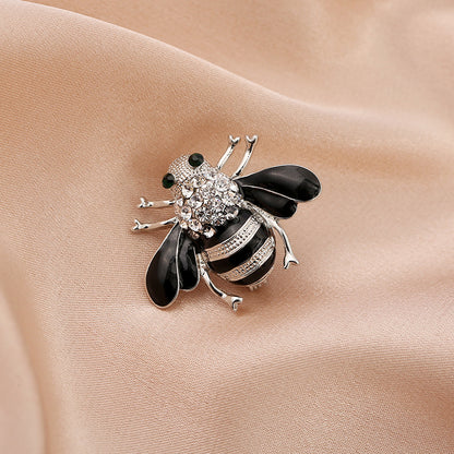 Brosche Biene Strass Perle Insekt Corsage Kleidung Party Damen