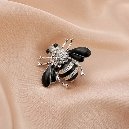 Brosche Biene Strass Perle Insekt Corsage Kleidung Party Damen