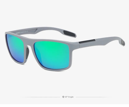 Sonnenbrille übergroß rechteckig polarisiert photochrom 154mm Sport