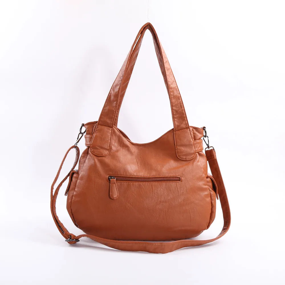 Damen-Handtasche Multifunktionale PU-Tasche Großes Fassungsvermögen Alltagsbegleiter