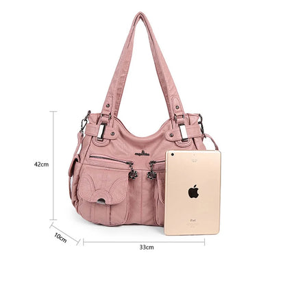 Damen-Handtasche Multifunktionale PU-Tasche Großes Fassungsvermögen Alltagsbegleiter