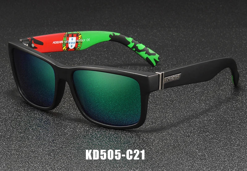 Sonnenbrille Sport polarisiert photochrom Fahren auffällige Farben Hartbox