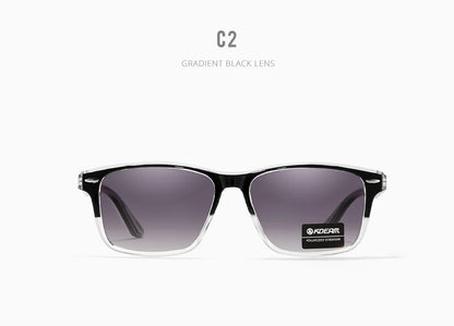 Sonnenbrille quadratisch polarisiert TR90 Federgelenk Unisex