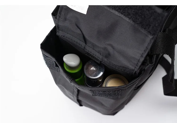 Damen Kosmetiktasche Großes Fassungsvermögen Aus Robuster Oxford-Gewebe Für Reisen Und Alltag Schwarz
