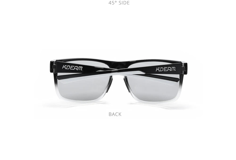 Sonnenbrille quadratisch photochrom polarisiert UV400 Wandern Camping Unisex