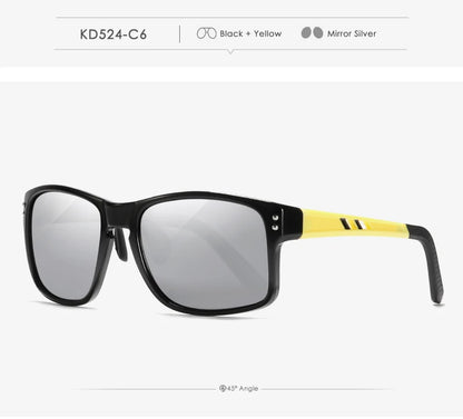 Sonnenbrille Sport TR90 polarisiert rechteckig XL Fahren Damen Herren
