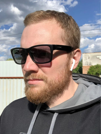 Sonnenbrille Sport polarisiert photochrom Fahren auffällige Farben Hartbox