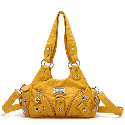 Damen-Handtasche mit Top-Griff und Mehrfachinnenfächern für Alltag und Freizeit Leichtgewichtig