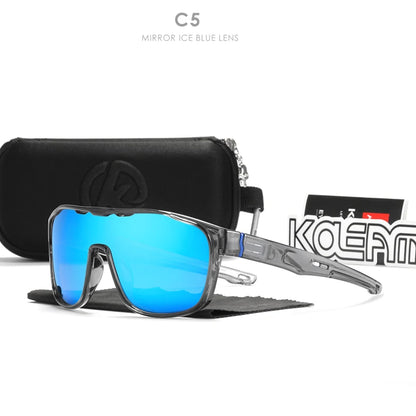 Sonnenbrille Einteiler polarisiert Spiegel winddicht Cat.3 Sport Herren