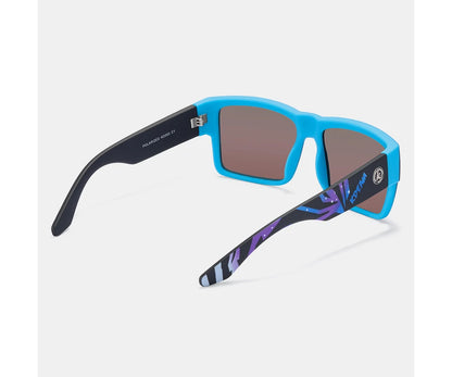 Sonnenbrille quadratisch polarisiert UV400 Punk-Stil elastisch Herren
