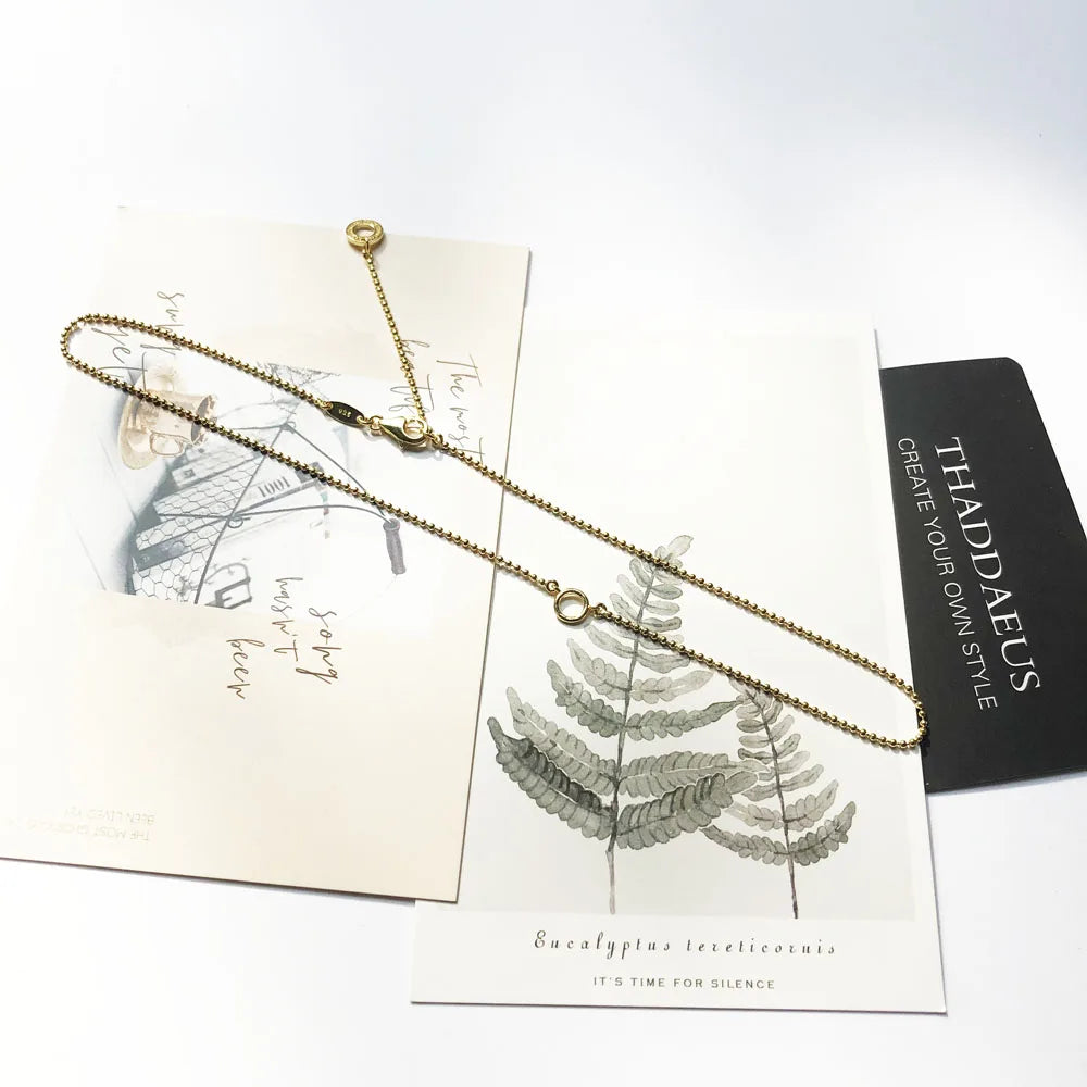 Damen-Halskette Stern Charm vergoldet aus Sterlingsilber