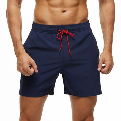 Kurze Herren-Badehose mit atmungsaktivem, verstellbarem Bund – ideal für den Strand