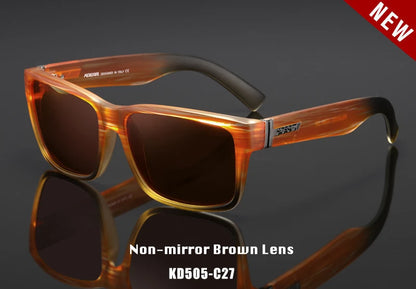 Sonnenbrille Sport polarisiert photochrom Fahren auffällige Farben Hartbox