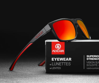 Sonnenbrille quadratisch photochrom polarisiert rutschfest Outdoor Unisex