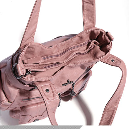 Damen-Handtasche Multifunktionale PU-Tasche Großes Fassungsvermögen Alltagsbegleiter