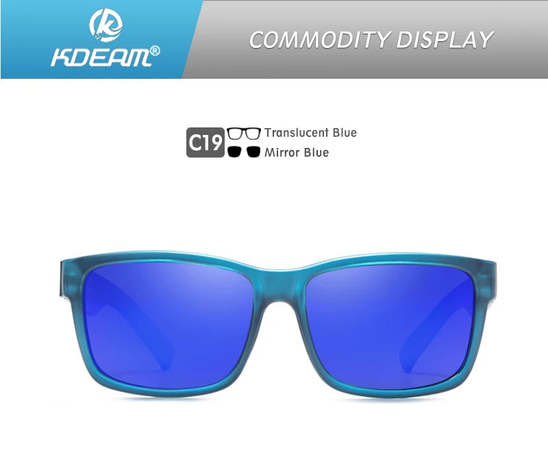 Sonnenbrille Sport polarisiert Surfen Wandern transparent UV400 Unisex