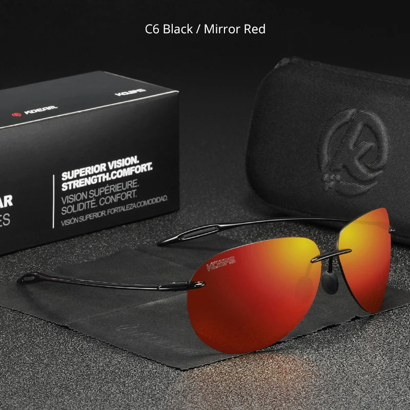 Sonnenbrille Pilot TR90 polarisiert UV400 ultraleicht Luxus Herren