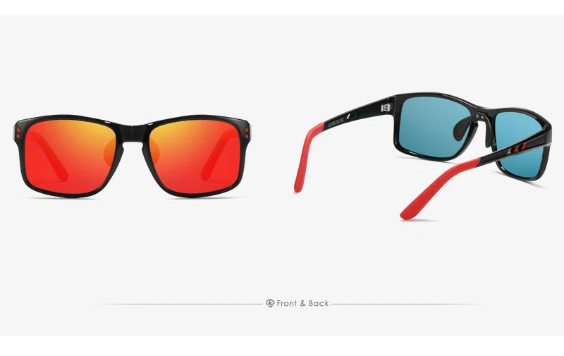 Sonnenbrille Sport TR90 polarisiert rechteckig XL Fahren Damen Herren